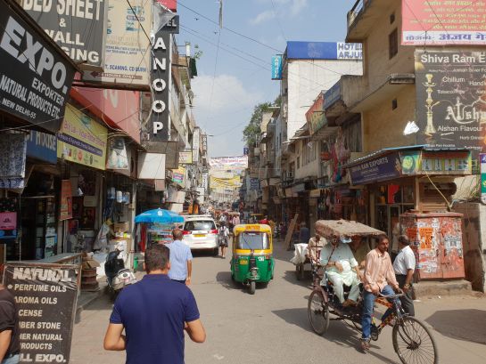 Der Laden befand sich mitten in Old-Delhi