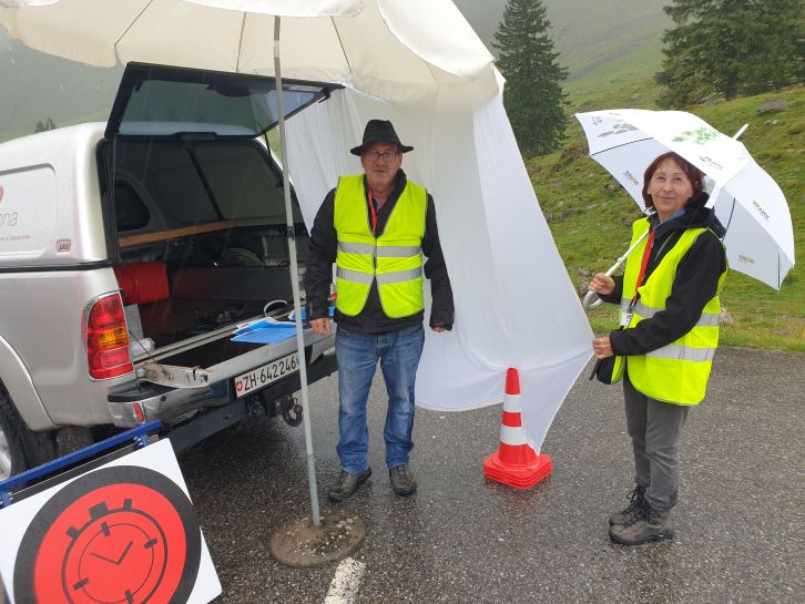 Magi und Felix - auch bei schlechtem Wetter immer gut gelaunt