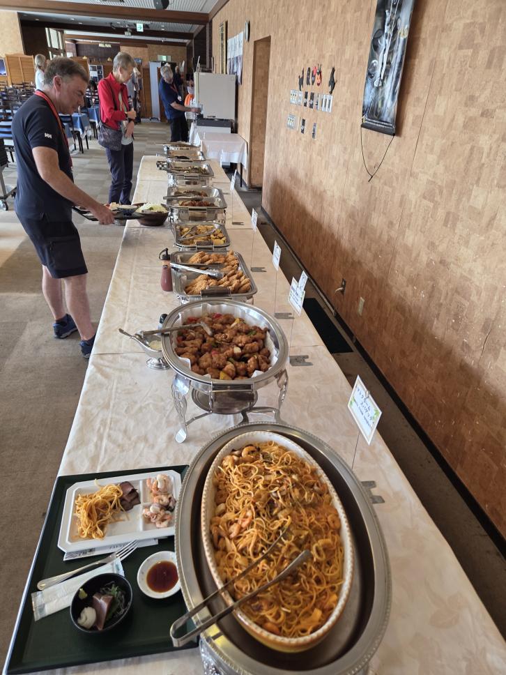 Das Mittagessen, einmal mehr ausgezeichnet!