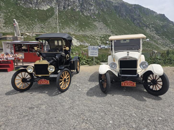 Auf der Gotthard-Passhöhe